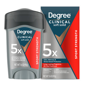 Degree clinical label and ingredients detail for informed buyers