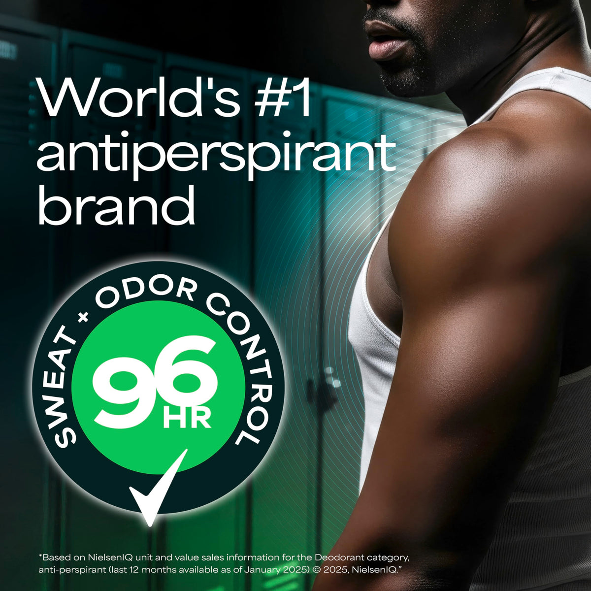 Degree Clinical label and ingredients panel highlighting active antiperspirant benefit