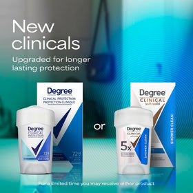 Degree Clinical in gym bag lifestyle scene offering reliable protection during workouts