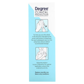 Degree Clinical open cap application shot demonstrating easy glide and targeted application