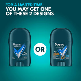 Degree product label and ingredient panel highlighting key protection features