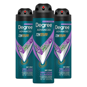 Degree front packaging showing scent and 72-hour protection benefit