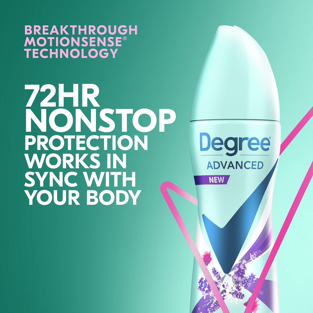 Degree close-up of dry spray nozzle for precise, fast-dry application