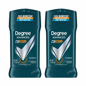 Degree Everest front packaging showing two antiperspirant sticks and clear labeling for long-lasting protection