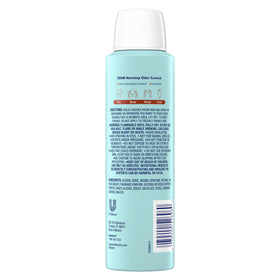 Degree close-up label highlighting aluminum-free formula and directions