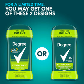 Degree close-up of deodorant stick texture demonstrating smooth glide benefit