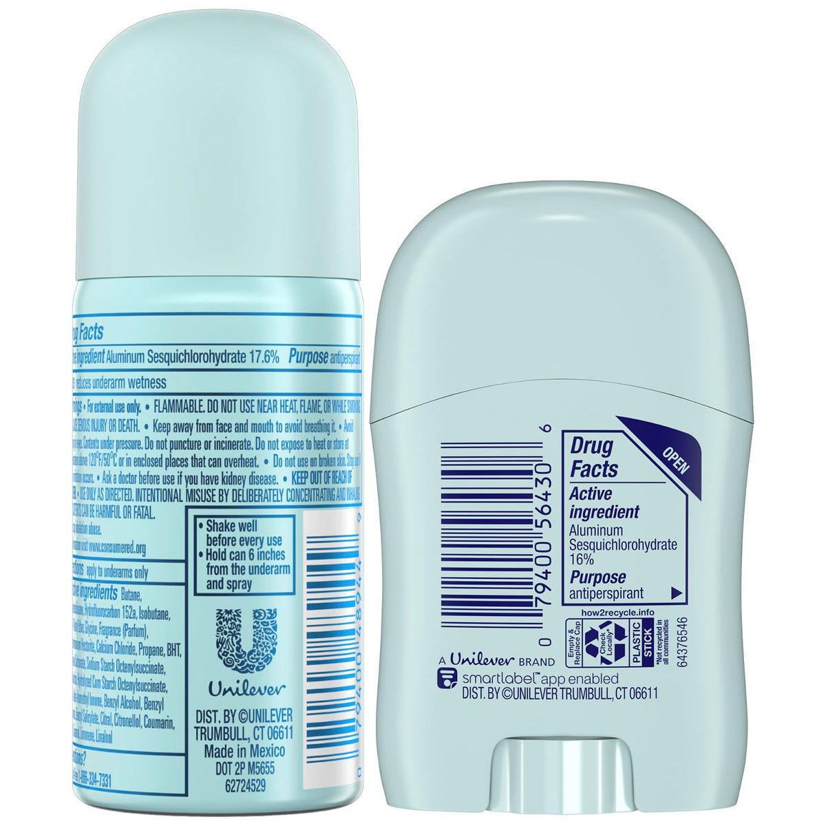 Degree mini dry spray close-up highlighting MotionSense for long-lasting freshness