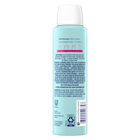 Degree product side label close-up showing ingredients and aluminum-free benefit