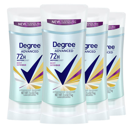 Degree Sexy Intrigue front packaging showing product and scent
