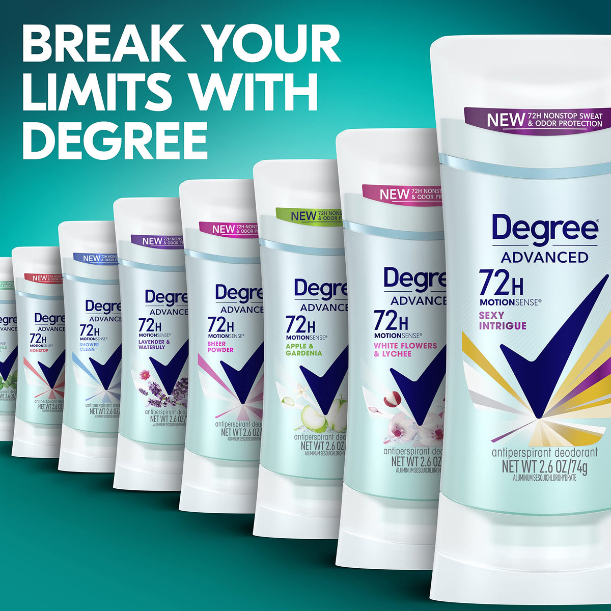 Degree Sexy Intrigue stick open during application for easy use