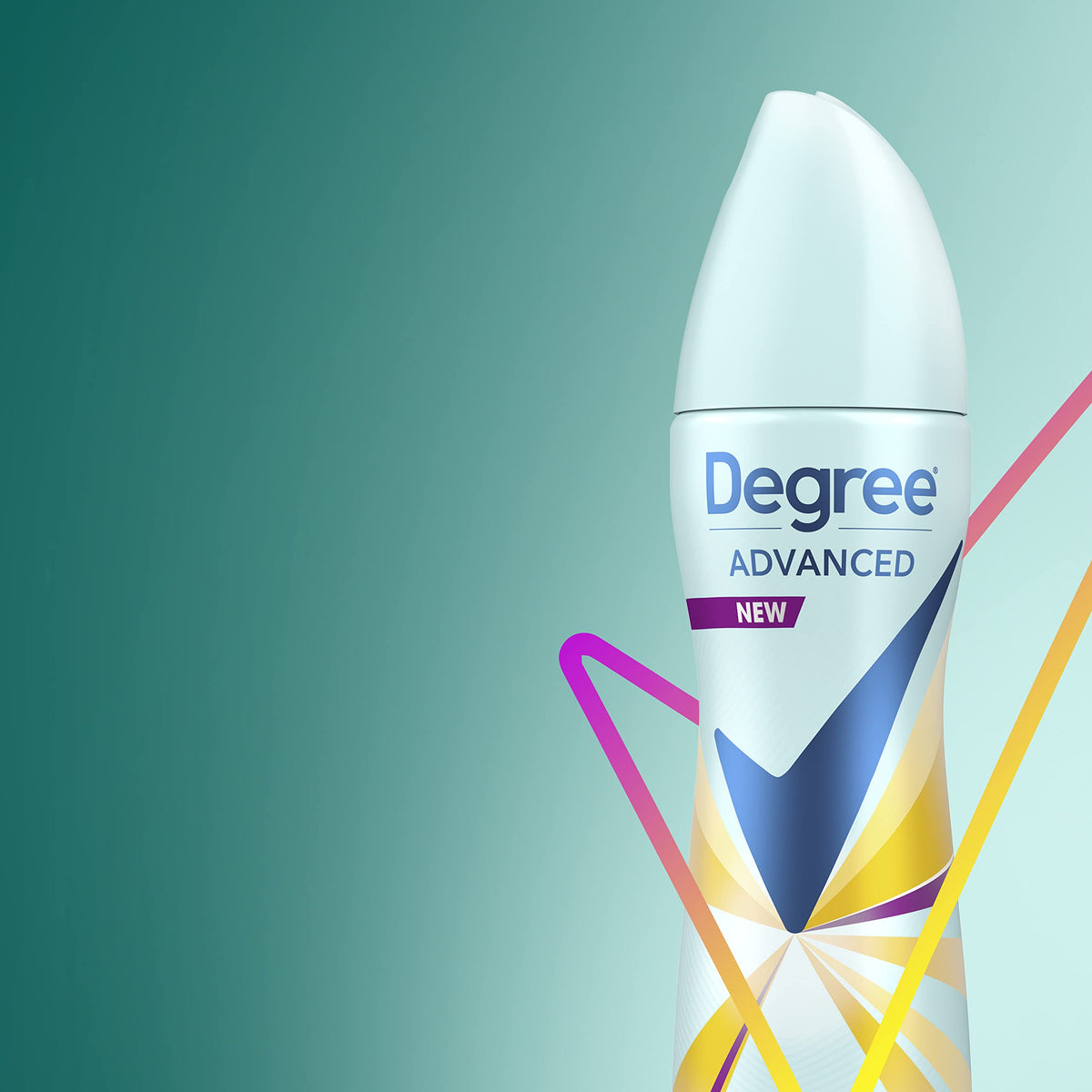 Degree Sexy Intrigue aluminum can emphasizing infinitely recyclable benefit