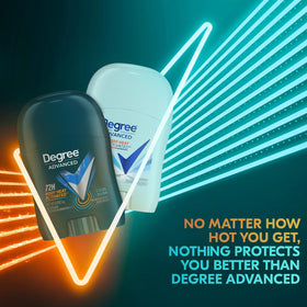 Degree Shower Clean close-up cap and top showing scent identity and freshness
