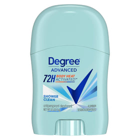 Degree Shower Clean front packaging showing label and 0.5 oz size for confident protection