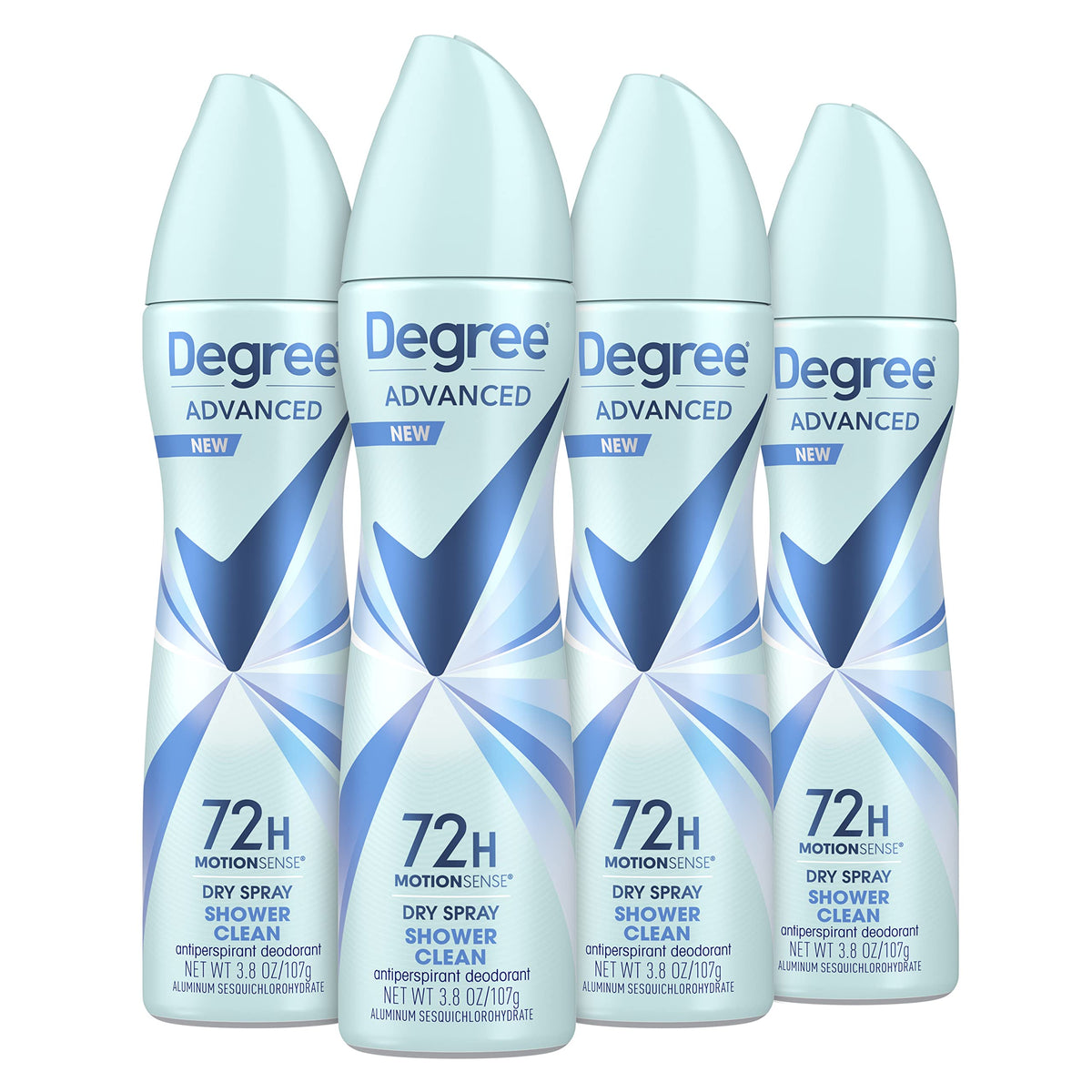 Degree shower clean front packaging showing product and scent benefits