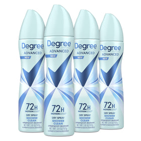 Degree shower clean front packaging showing product and scent benefits