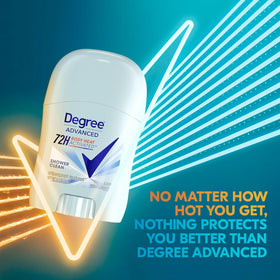 Three-pack of Degree Shower Clean aligned to show value and multiple replacements