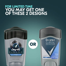 Degree soft solid stick close-up revealing smooth texture for even, comfortable application