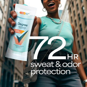 Degree shown during exercise demonstrating motion-activated fragrance boost