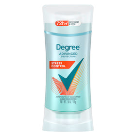 Degree front packaging showing 72-hour protection and product benefits