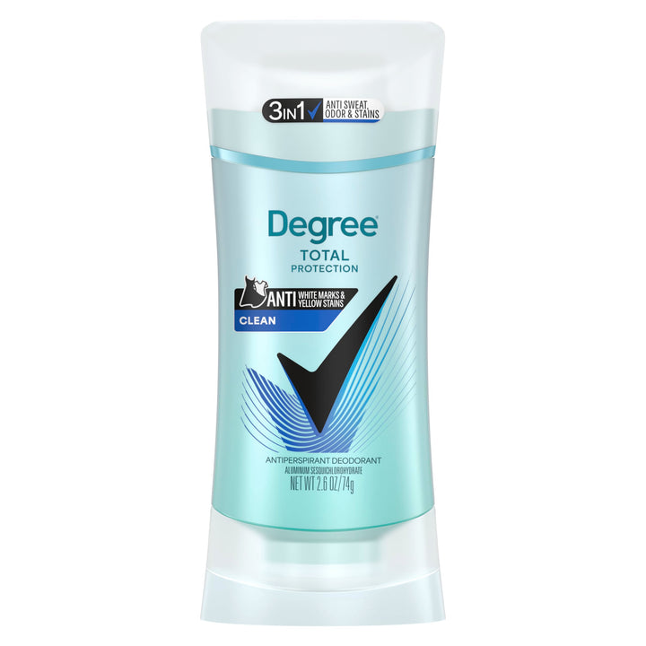Degree Pure Clean front packaging showing product and brand benefits