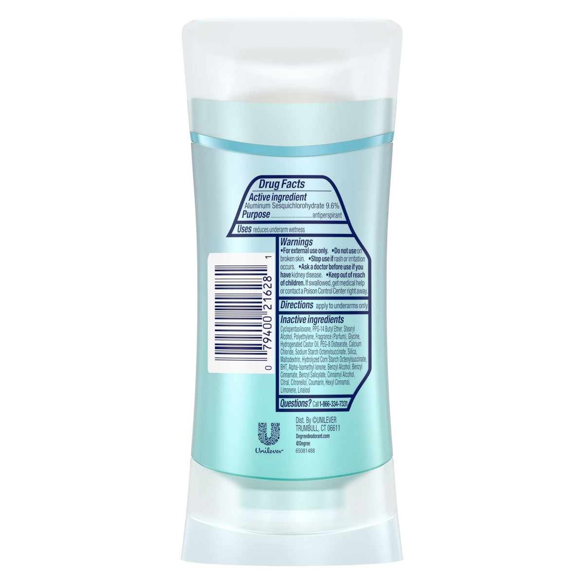 Degree antiperspirant twist base ready to apply for easy use