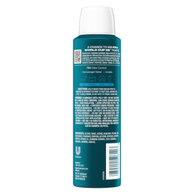 Degree whole body cool rush back label with ingredients and usage instructions for safety