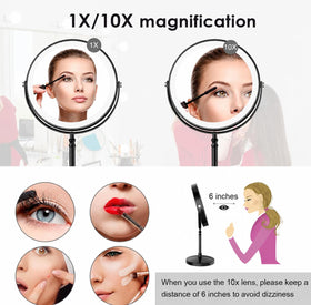 DEIOVWXS tilted to demonstrate 360° rotation for customizable viewing angles