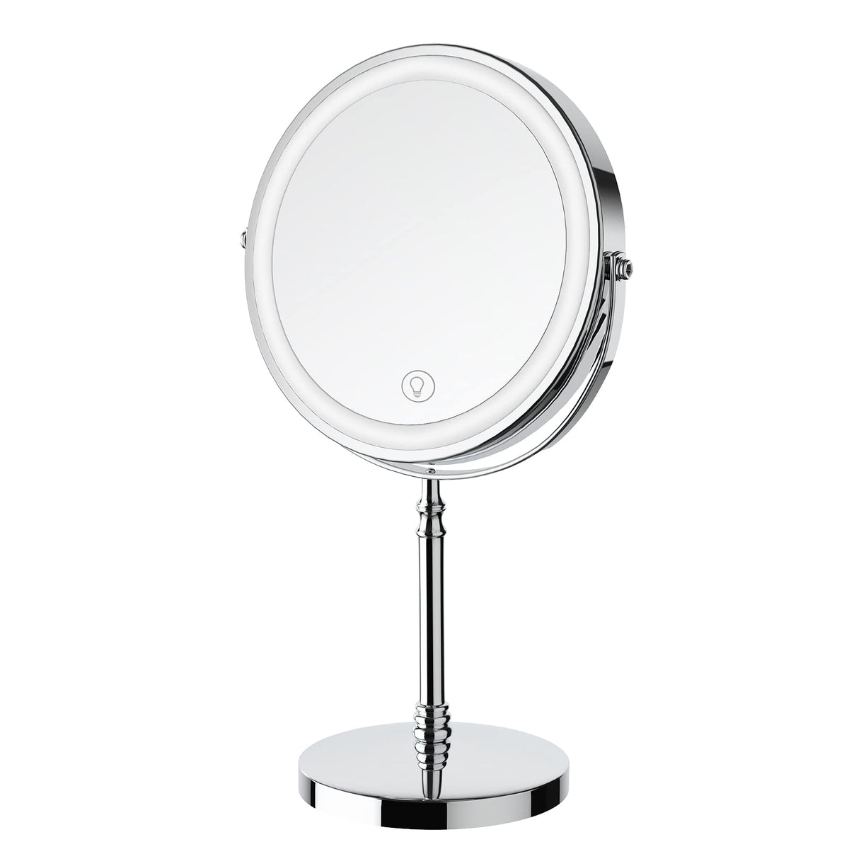 DEIOVWXS front view showing mirror and even lighting benefit