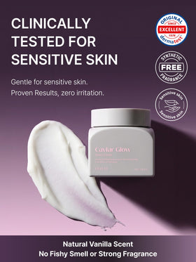Delere clinical test badge visual indicating redness reduction support benefit