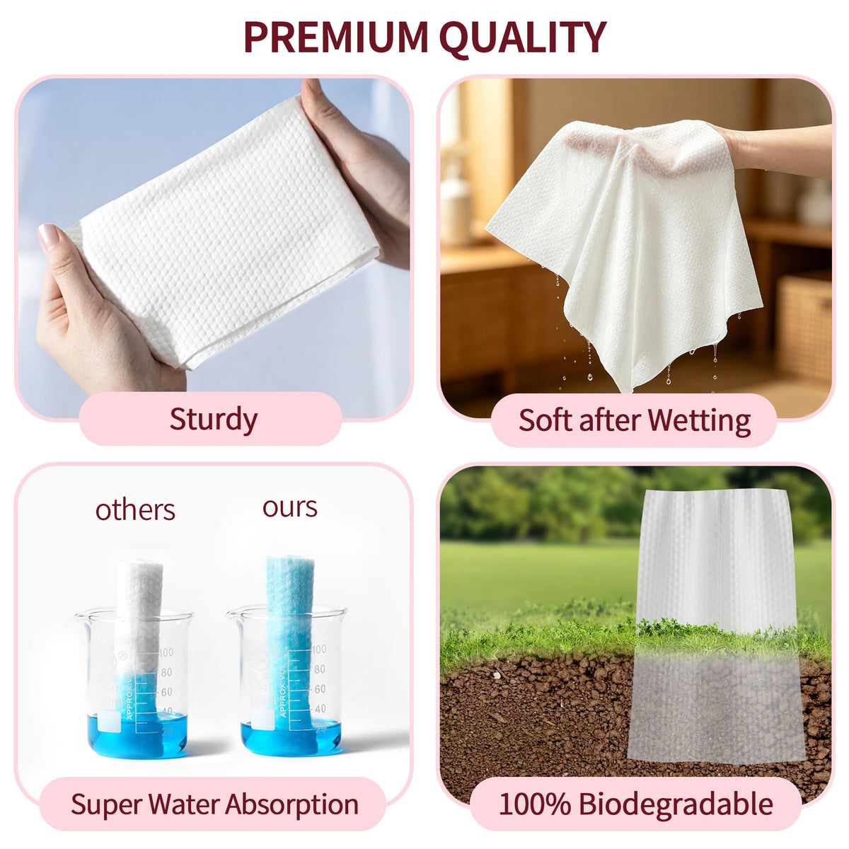 Deluwire wipe used for baby diaper change providing soft care