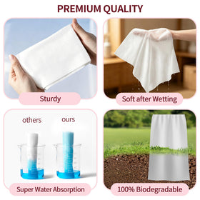 Deluwire towel hanging from hooks showcasing two-hook design and space-saving benefit