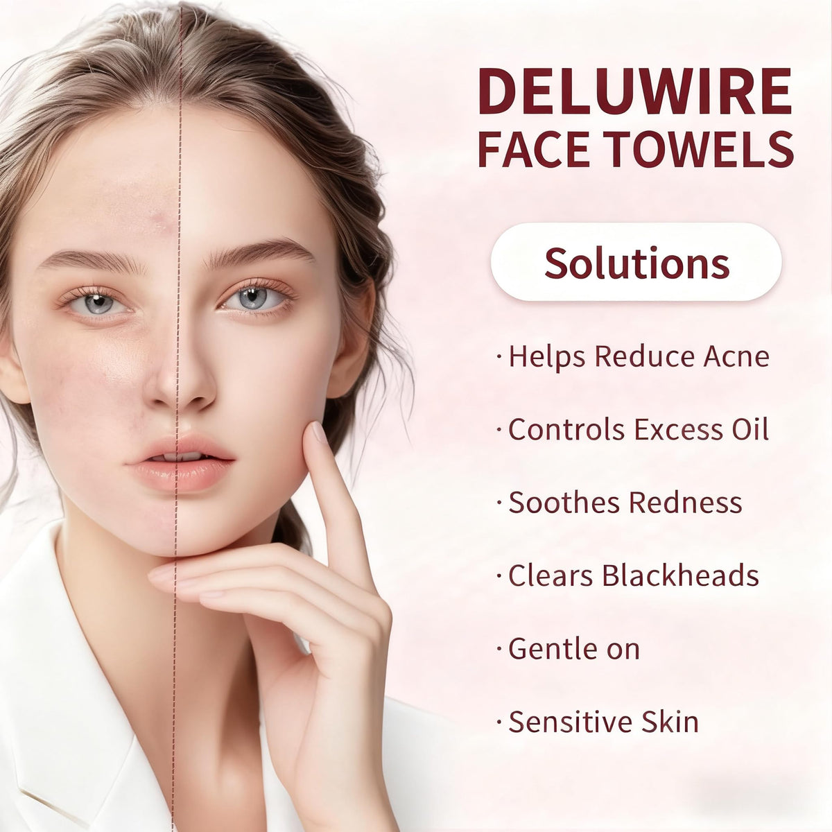 Deluwire pearl texture close-up highlighting absorbent surface