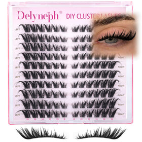 Delyneph front packaging showing fox-eye cluster set, quick symmetry benefit