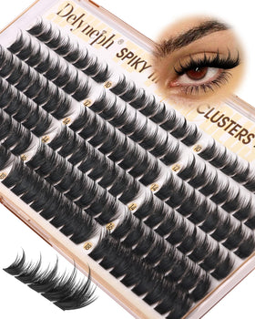 Delyneph front packaging showing manga lash clusters, clear product info and benefit
