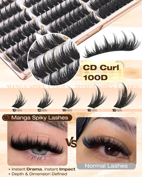 Delyneph lashes styled with makeup showing photo-ready finish