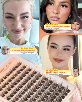 Delyneph comparison display of 10, 12, 14, 16mm lengths for customizable styling