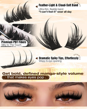 Delyneph side profile showing length and layered dimension benefit