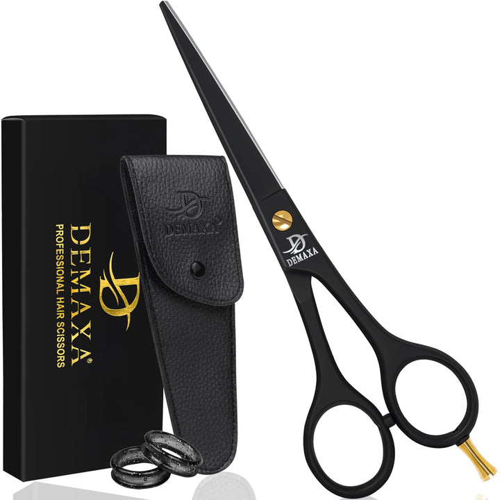 DEMAXA front view of 6.5-inch shears showing sleek design and precision