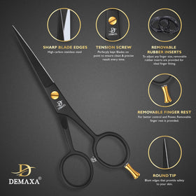 DEMAXA close-up of micro-serrated blade for secure precise cuts