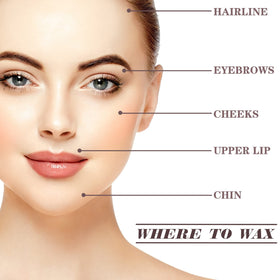 Demissle applicator in use for eyebrow waxing offering neat shaping