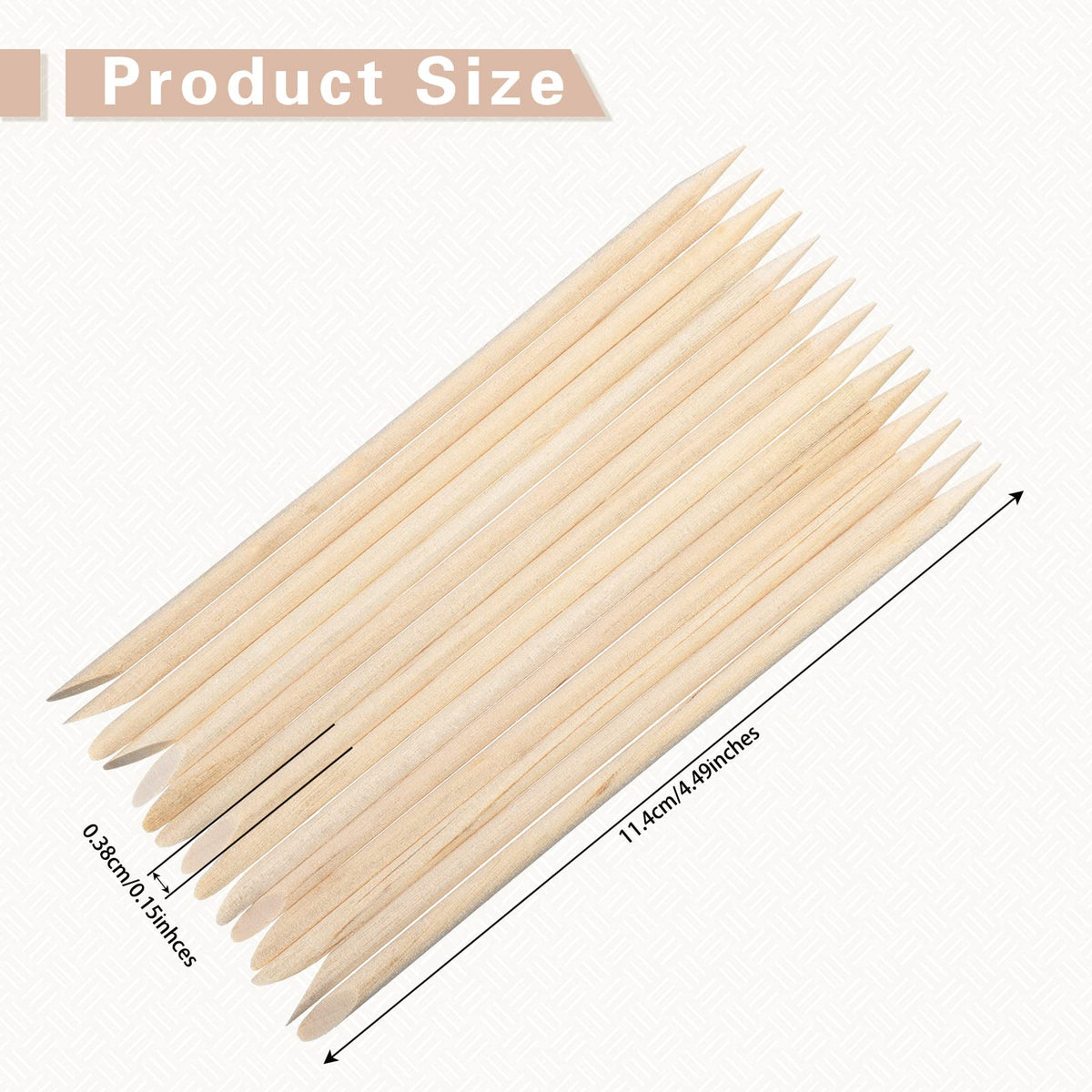 Demissle dual-ended close-up pointed and flat tips for precise application