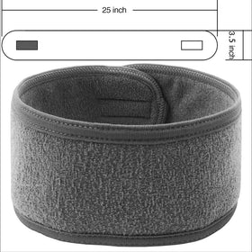 Denfany headband worn during facial mask keeping hair back and clean