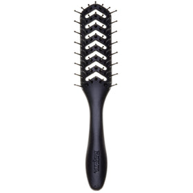 Denman brush front view showing vented design for faster drying and control