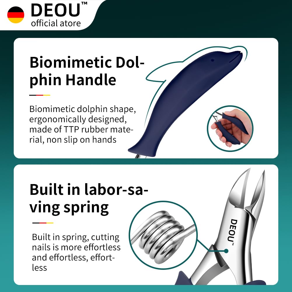 DEOU view of built-in spring mechanism improving durability and ease