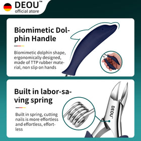 DEOU view of built-in spring mechanism improving durability and ease