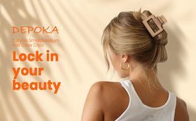 DEPOKA clips inside a purse illustrating portability and on-the-go styling