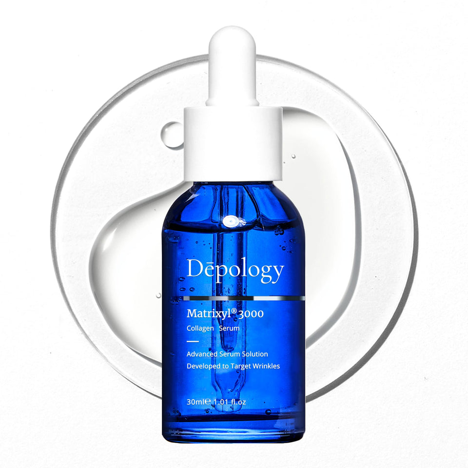 depology front packaging showing bottle and box, brand clarity and premium look