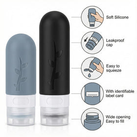 DEPOZA funnel and cleaning brush alongside spoons for neat refills and maintenance