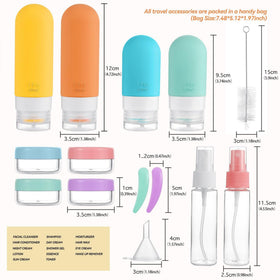 DEPOZA kit arranged on bathroom counter demonstrating everyday travel readiness