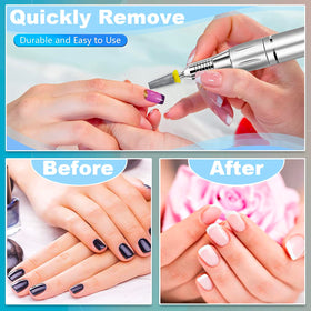 Depvko bits being cleaned with brush illustrating easy maintenance benefit